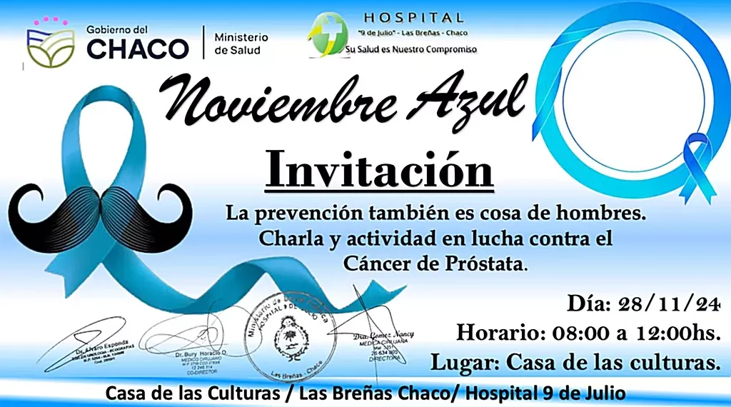 “Noviembre Azul: ¡Tu salud en tus manos!”