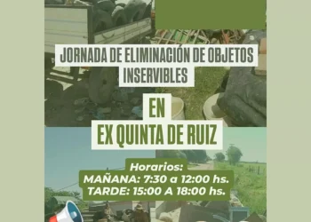 Ex Quinta de Ruiz: Jueves 7 jornada de eliminación de Objetos Inservibles