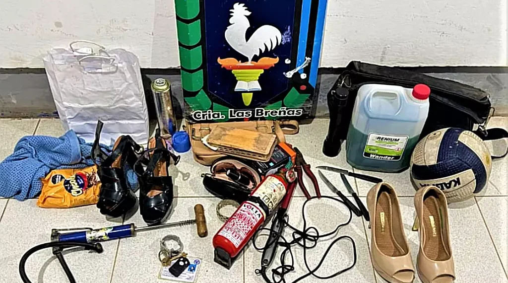 Policía breñense recupera elementos robados