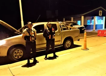Policía Caminera recupera camioneta robada en 2023