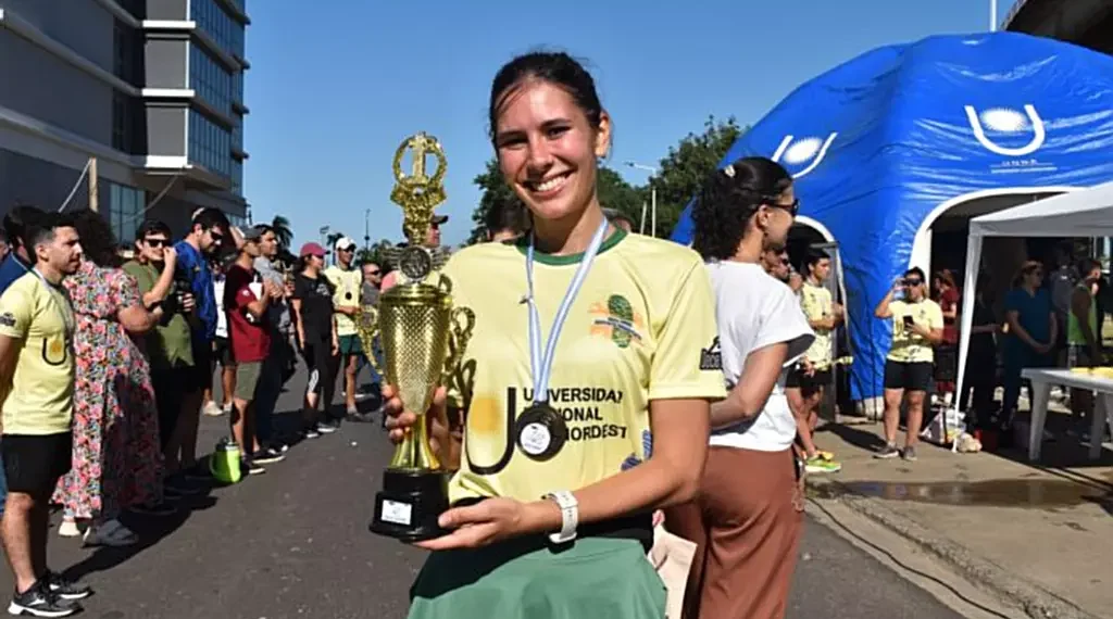 Daniela Sasovsky Vatoff, una científica y deportista que ganó el Reto UNNE