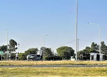 Colisión y vuelco en Cruce de Rutas 89 y 6