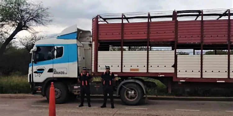 Circulaba con un camión con pedido de Secuestro