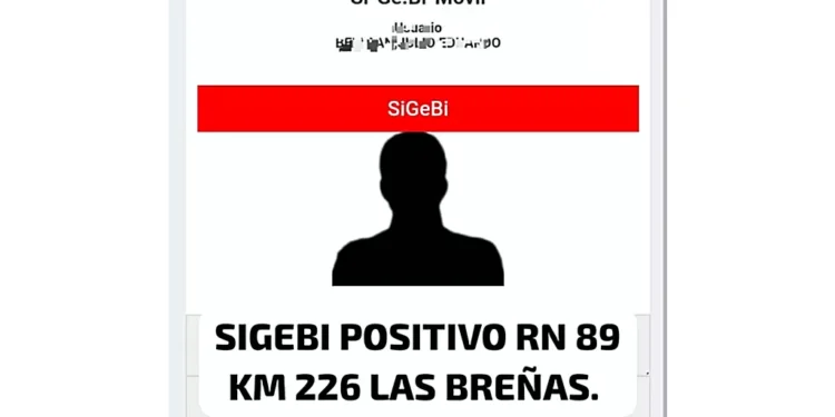 Policía Caminera aprehende a una persona