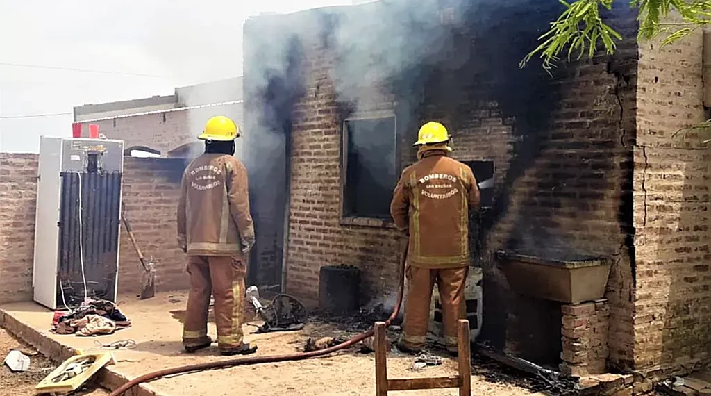 Pérdidas totales en una vivienda que se incendió