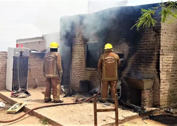 Pérdidas totales en una vivienda que se incendió