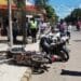 Auto choca 6 motos, y se da a la fuga