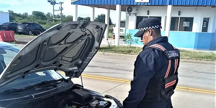 Policía Caminera secuestra auto y aprehende a jujeño