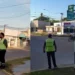Inspectores de Tránsito auxiliaron a un septuagenario