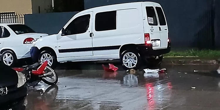 Menor en moto, protagonista de un siniestro vial