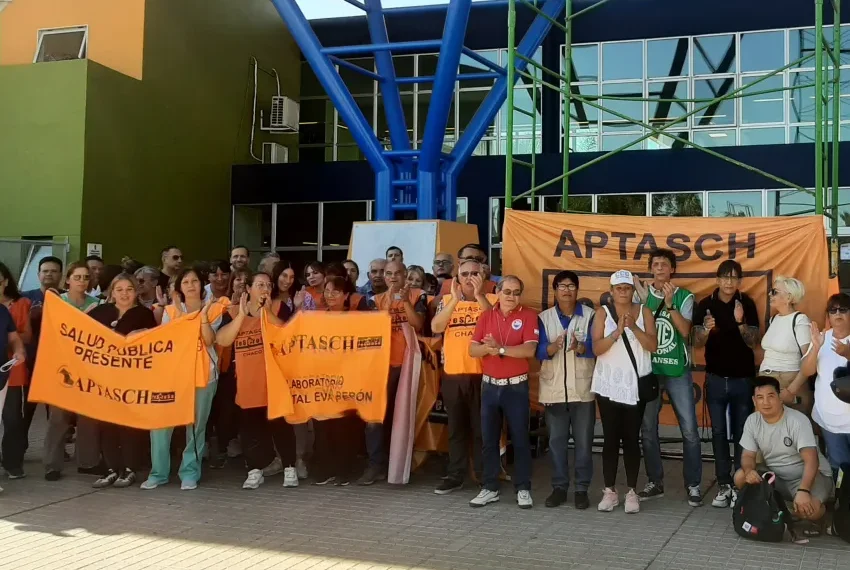 Aptasch profundiza su lucha y vuelve al paro en Salud Pública
