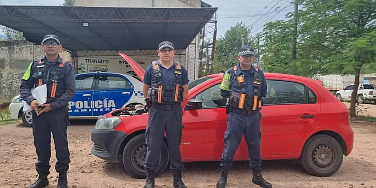 Policía Caminera secuestró auto