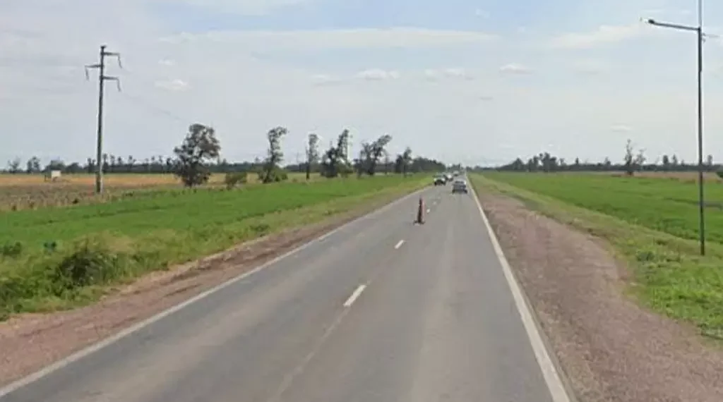 Motociclista con heridas graves al caer de su moto sobre Ruta 89