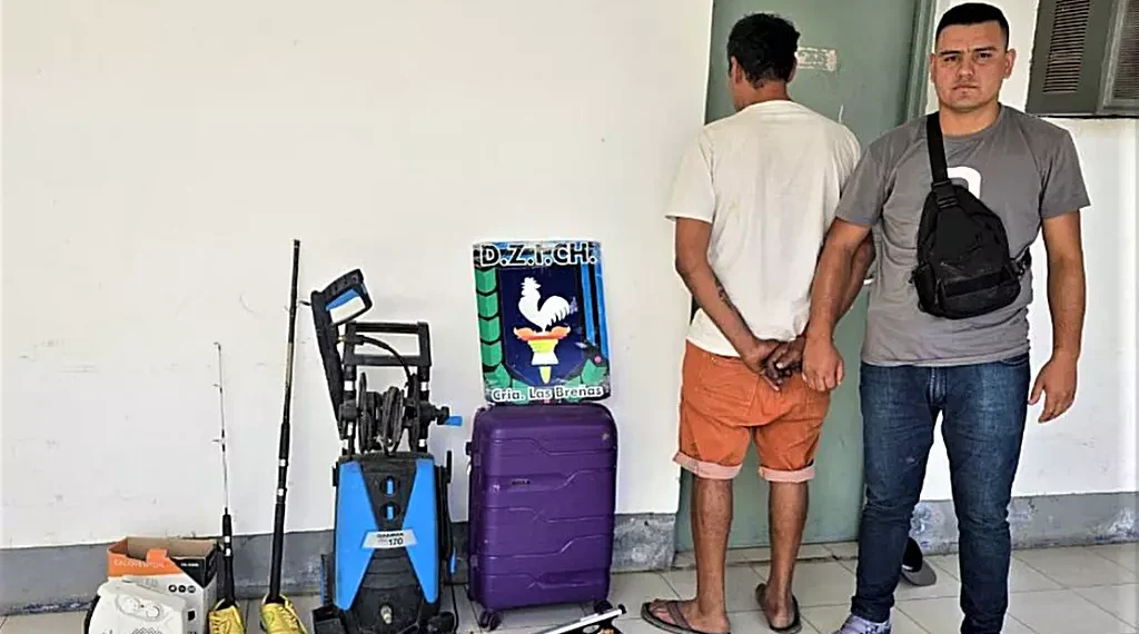 Mal vecino desvalija la casa lindante