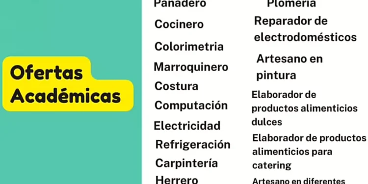 EFP N° 14 ofrece Cursos con inmediata salida laboral