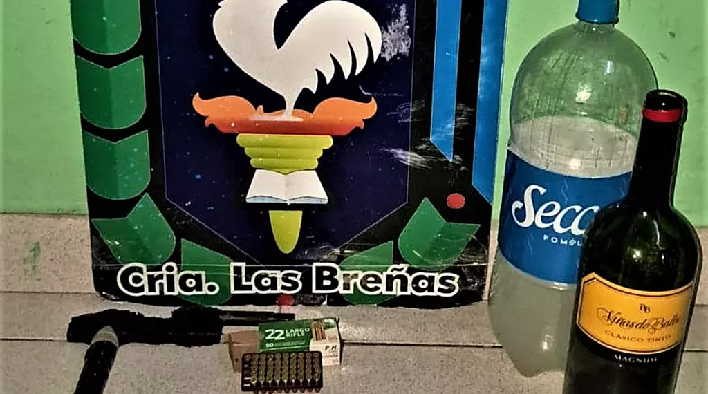 8 menores conducidos por estar a los tiros con una “tumbera”