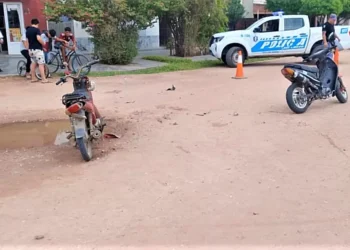 2 colisiones de motos, 6 lesionados