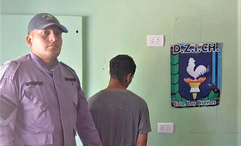 Ingreso de un joven por promover desorden