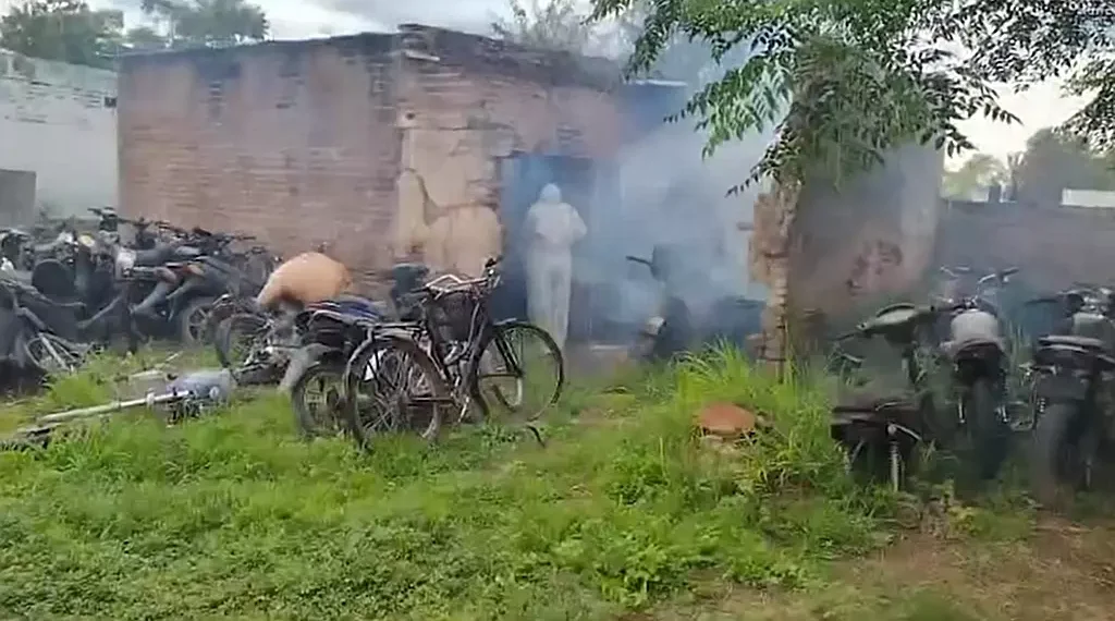 Gran cantidad de mosquitos, se fumiga en instituciones