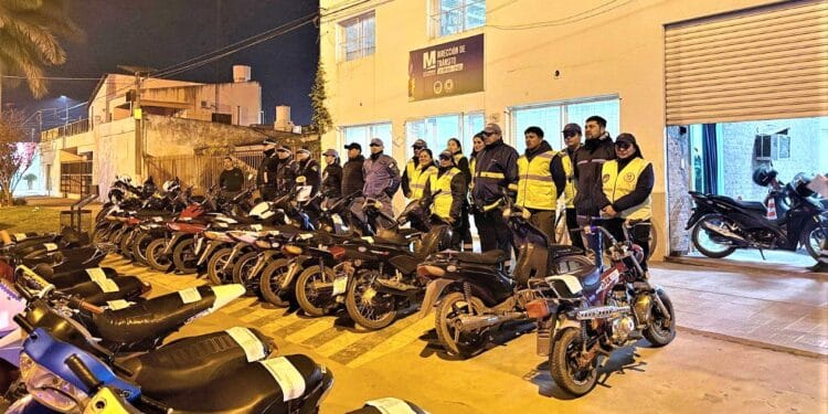 TRÁNSITO: Se secuestraron 40 motos en operativo conjunto