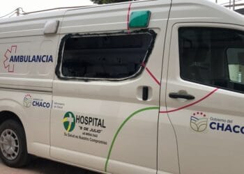 Atacan a ambulancia de Las Breñas sobre Ruta 89