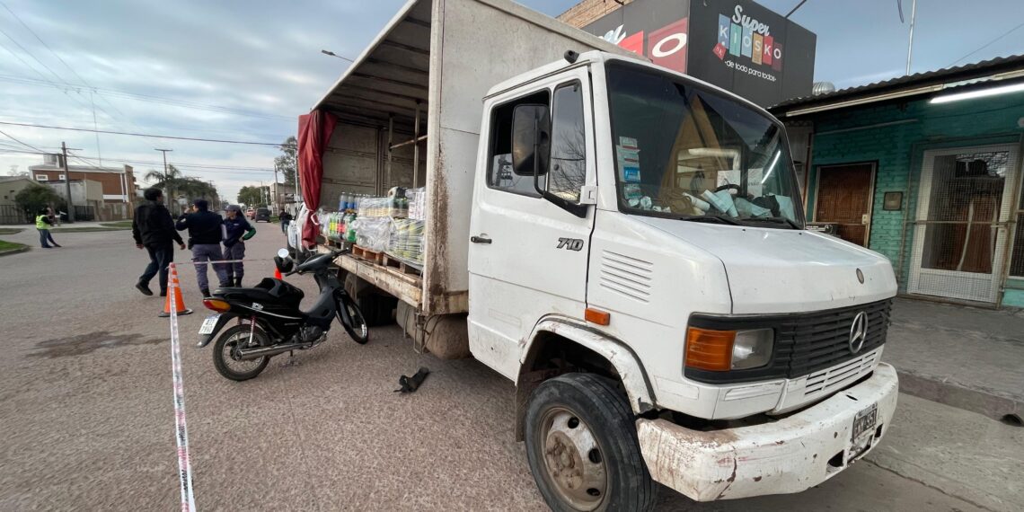 Nuevo siniestro vial, otra vez moto, otra vez… menor de edad