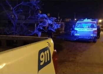 Incendio de vivienda en Barrio Malvinas