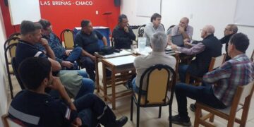 Se reunieron radioaficionados en el Cuartel de Bomberos Voluntarios Las Breñas.
