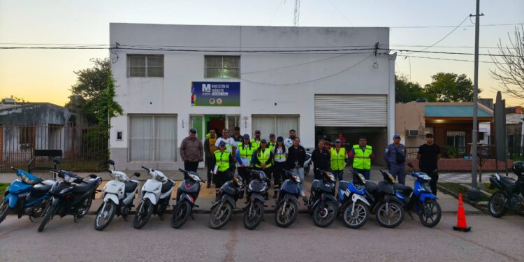 27 motos secuestradas en nuevo operativo vial