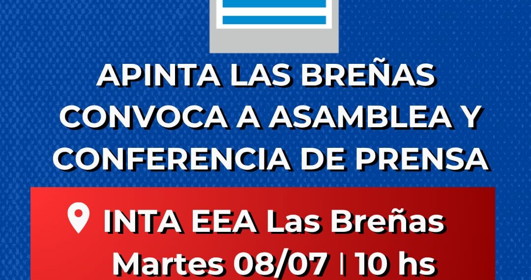 APINTA convoca a una Asamblea