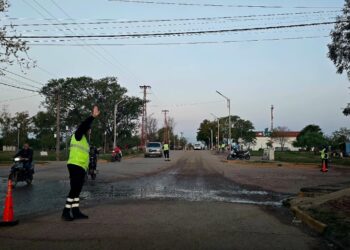Más seguridad vial en Las Breñas gracias al control de inspectores de tránsito