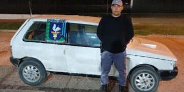 Policía breñense identificó al auto que colisionó y se diera a la fuga