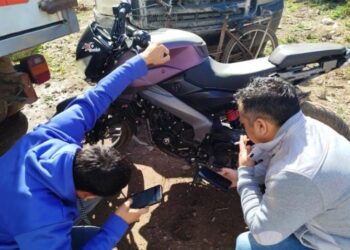 Policía recupera una Rouser “OKm” robada en Villa Ángela