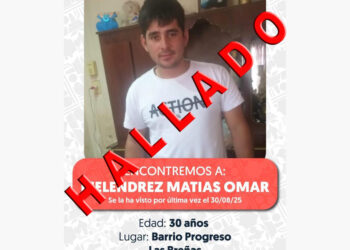 Apareció la persona buscada