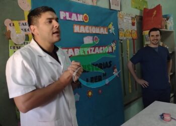Escuela 334 de Pozo del Indio, fue visitada por Salud Pública