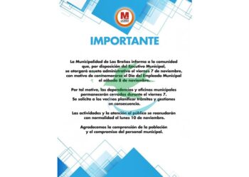 Este viernes 7 no habrá actividad en el municipio