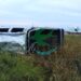 Vuelca camioneta sobre Ruta 6, no se registraron lesionados