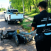 Motociclista con lesiones graves luego de colisionar con camioneta