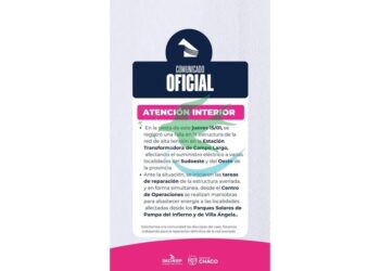 Corte de luz prolongado, lo que informa SECHEEP