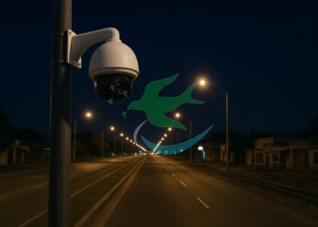 3 “nenes” rompieron lente de Cámara de Seguridad