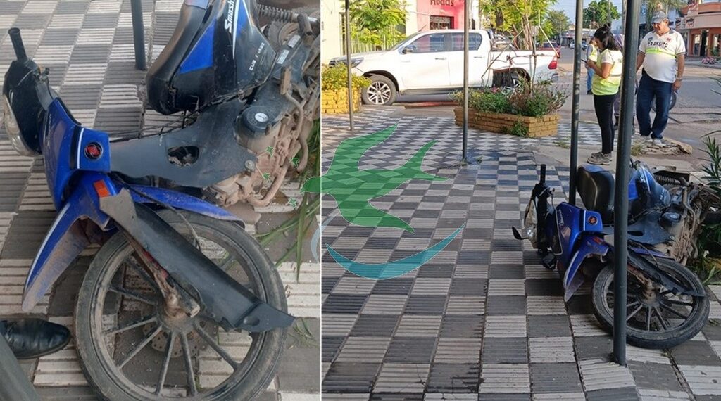 Menor en moto con lesiones leves en siniestro