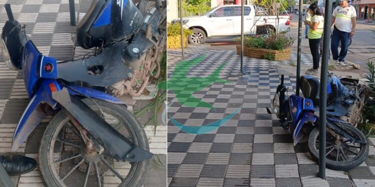 Menor en moto con lesiones leves en siniestro