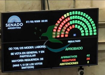 El Senado sancionó la reforma laboral