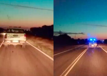 Preocupación por el estado de móviles policiales: patrullero circulaba sin luces traseras