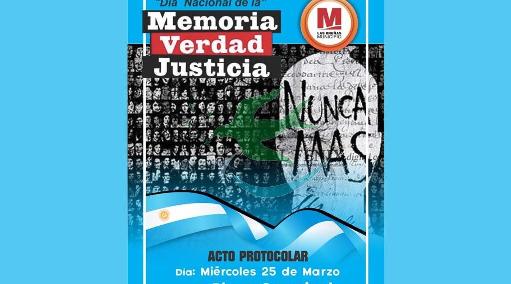 Miércoles 25: Acto por el “Día Nacional de la Memoria por la Verdad y la Justicia”