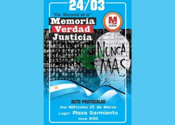Miércoles 25: Acto por el “Día Nacional de la Memoria por la Verdad y la Justicia”