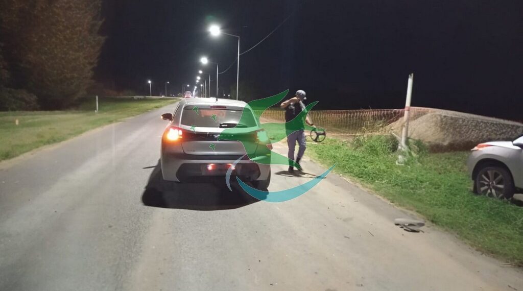 Motociclista lesionado en siniestro vial, iba alcoholizado