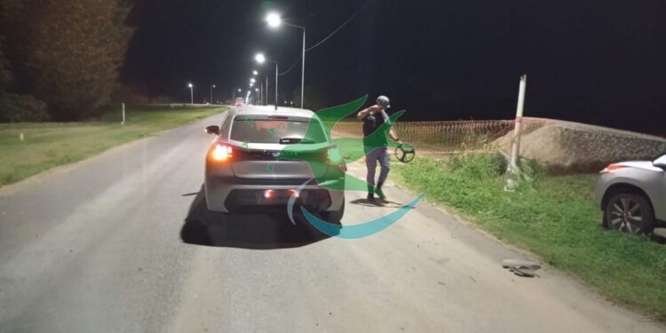 Motociclista lesionado en siniestro vial, iba alcoholizado