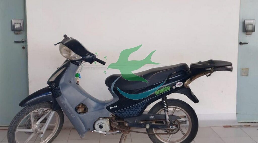 Fue aprehendido porque se llevó la moto de su ex pareja
