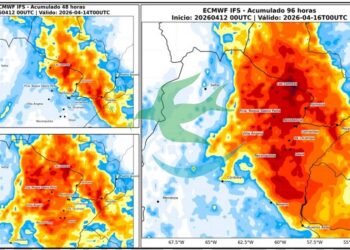 Alertas por lluvias y tormentas fuertes para este Martes y Miércoles